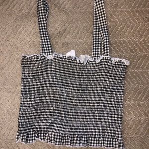 Pacsun gingham stretch tank